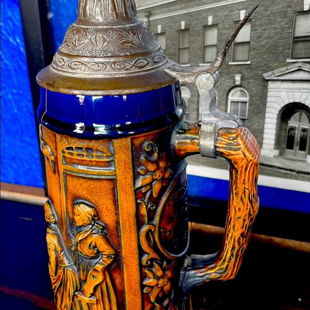 Vintage Gerz West Germany Keinen Tropfen ImBecher Mehr Beer Stein With Lid